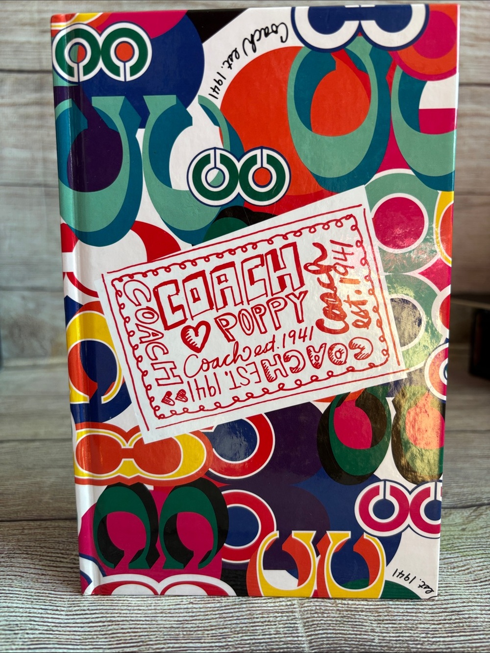 Coach Poppy Blank Journal Notebook